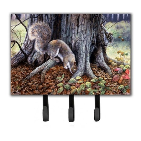 Micasa Grey Squirrels Around the Tree Leash or Key Holder MI889350